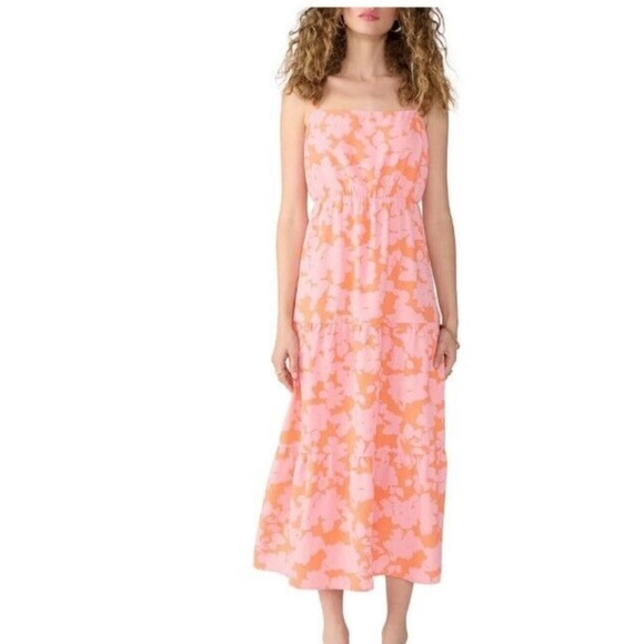 Dresses Nwt Light Pink And Orange Floral Maxi Dress Poshmark — free download